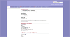 Desktop Screenshot of ciret.wifo.ac.at