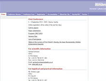 Tablet Screenshot of ciret.wifo.ac.at