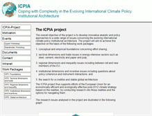 Tablet Screenshot of icpia-project.wifo.ac.at